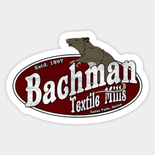 Bachman Mills Sticker